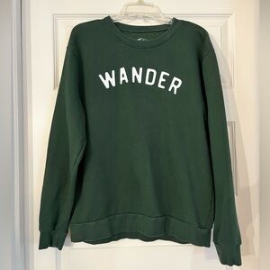 Wander Forest Green Crewneck Sweatshirt